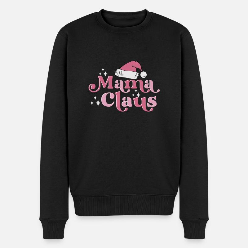 Maman Noël - Pull Premium bio Homme - noir