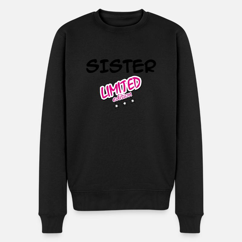 SISTER LIMITIERTE EDITION - Männer Premium Bio Pullover - Schwarz