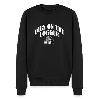 Dibs On The Logger Bûcheron Bûcheron - Pull Premium bio Homme - noir - Devant - Nico (187cm)