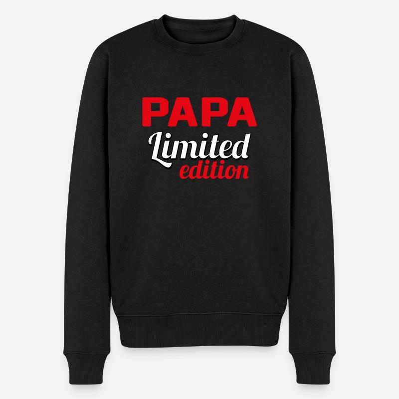 PAPA LIMITED EDITION - Pull Premium bio Homme - noir
