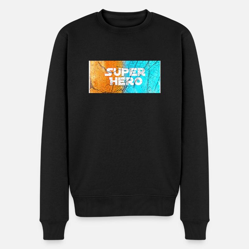 Super-héros - Pull Premium bio Homme - noir