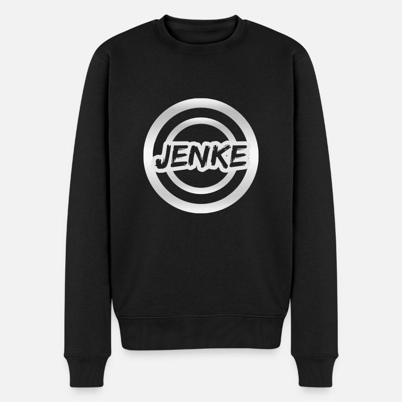 Jenke - Pull Premium bio Homme - noir