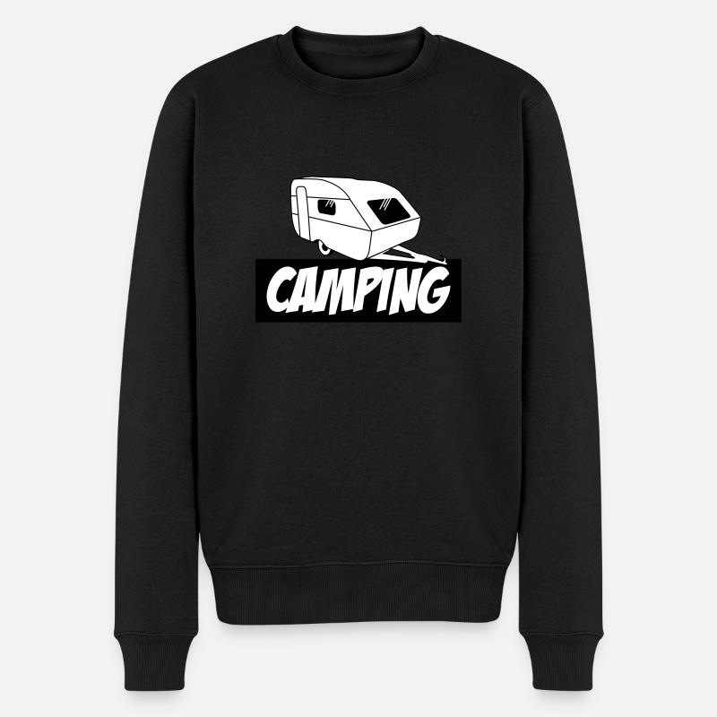 Camping - La pure passion - Pull Premium bio Homme - noir