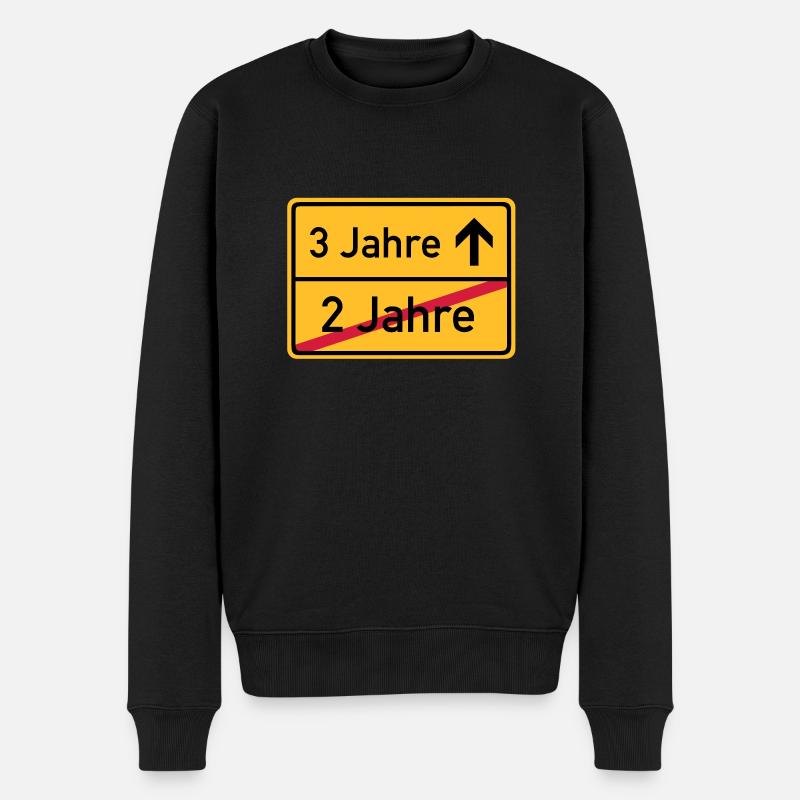 ortsschild_2__jahre__f3 - Pull Premium bio Homme - noir