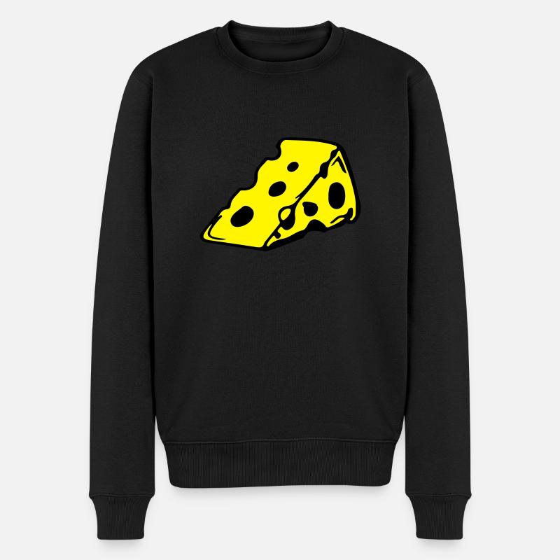 cheese_1 - Pull Premium bio Homme - noir