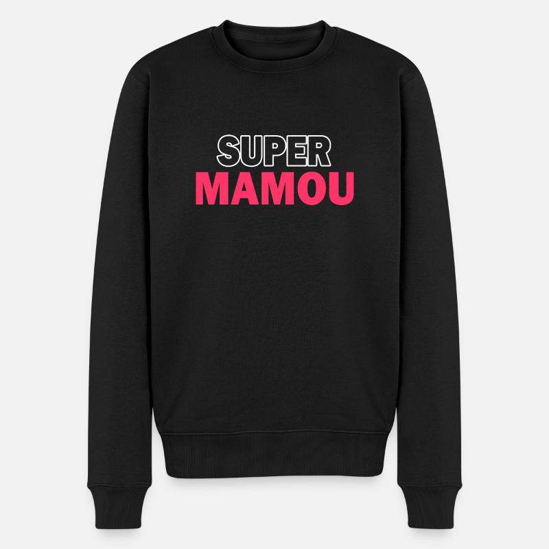 super mamou - Pull Premium bio Homme - noir