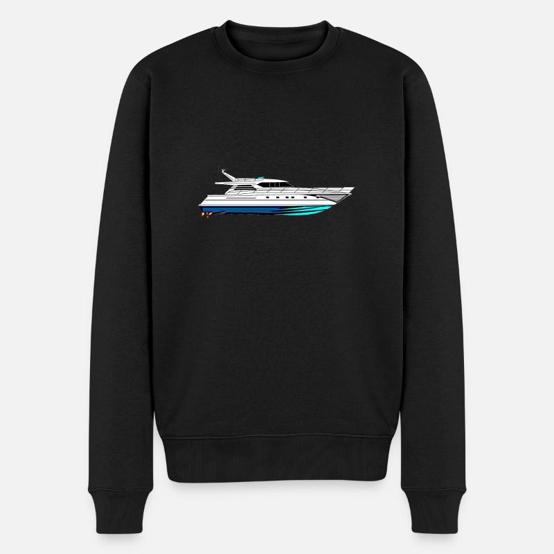 Bateau rapide - Pull Premium bio Homme - noir