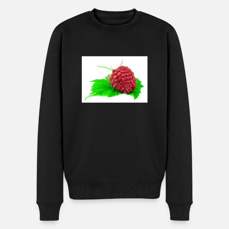Raspberry. Raspberry - Men's Premium Organic Jumper - black