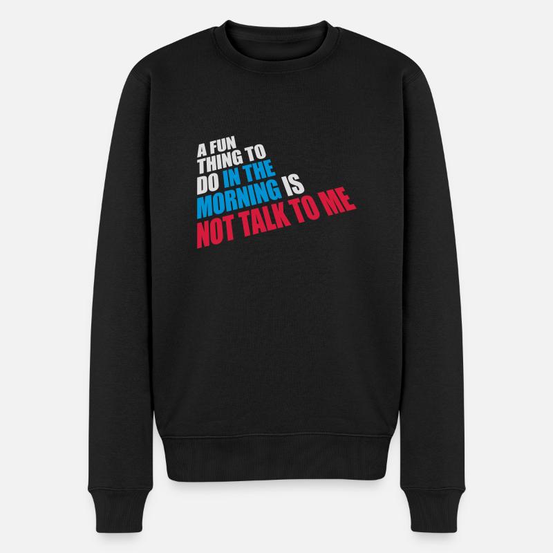 ne me parle pas - Pull Premium bio Homme - noir