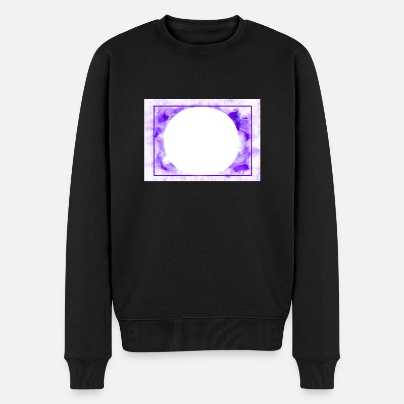zenaText - Männer Premium Bio Pullover - Schwarz