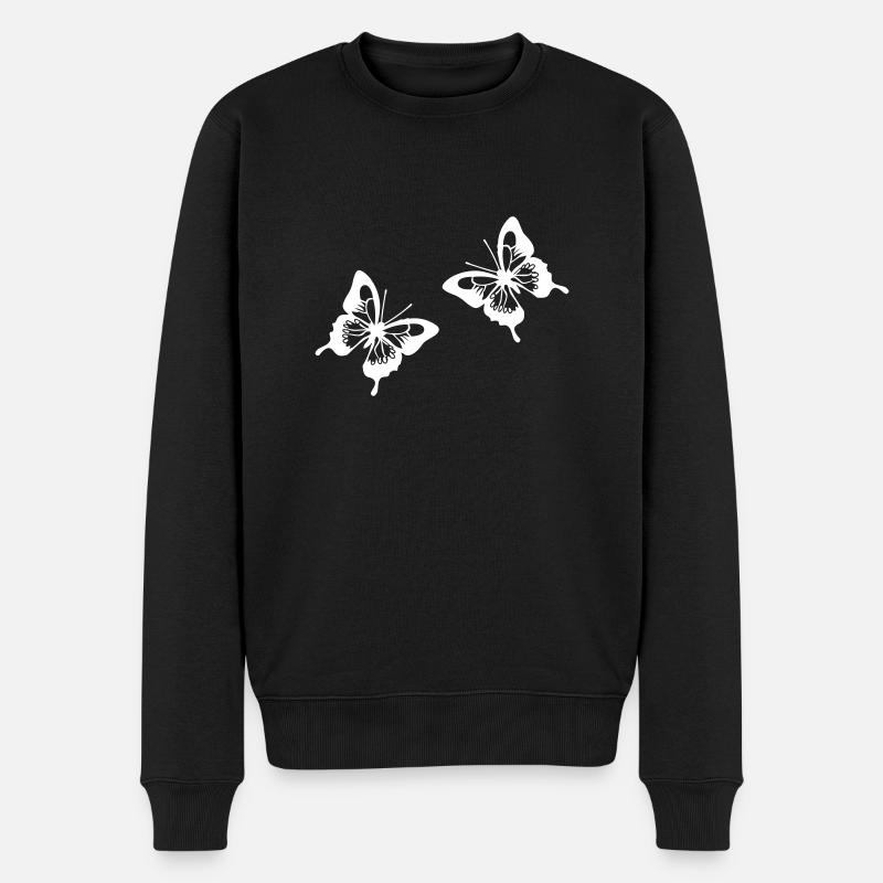 Papillons - Pull Premium bio Homme - noir