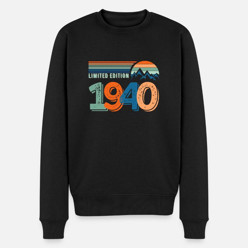 Limited edition 1940 - Pull Premium bio Homme - noir