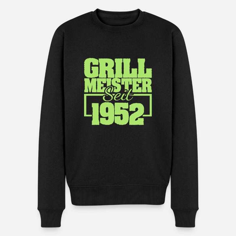 1952 - Männer Premium Bio Pullover - Schwarz