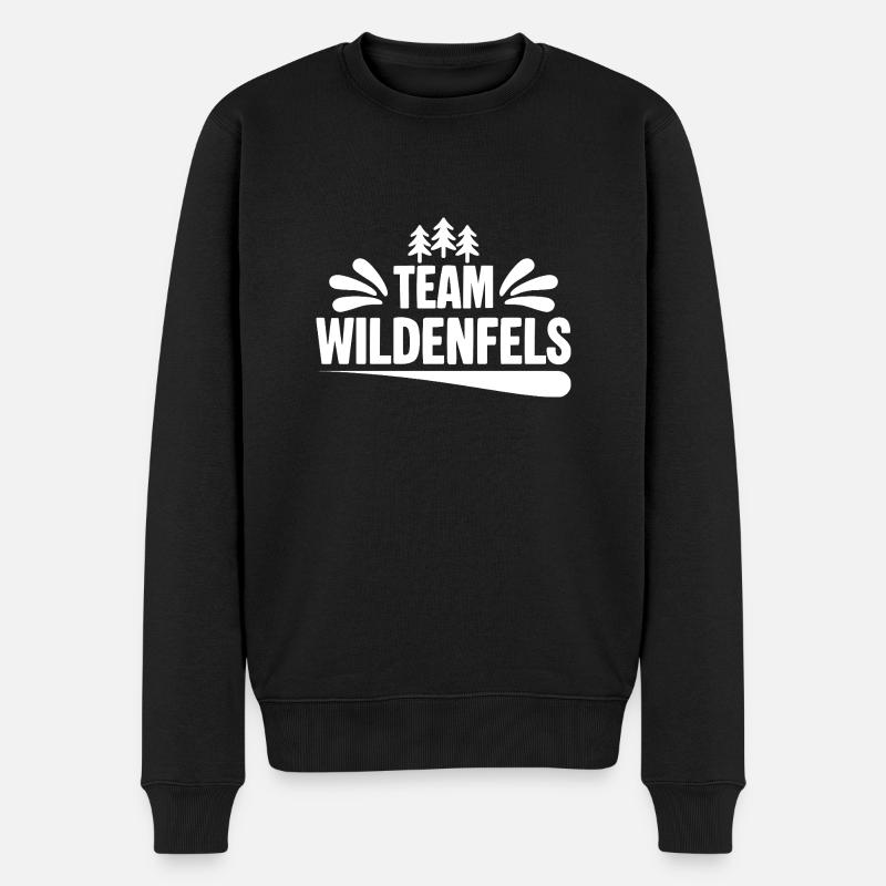 Team Wildenfels - Männer Premium Bio Pullover - Schwarz