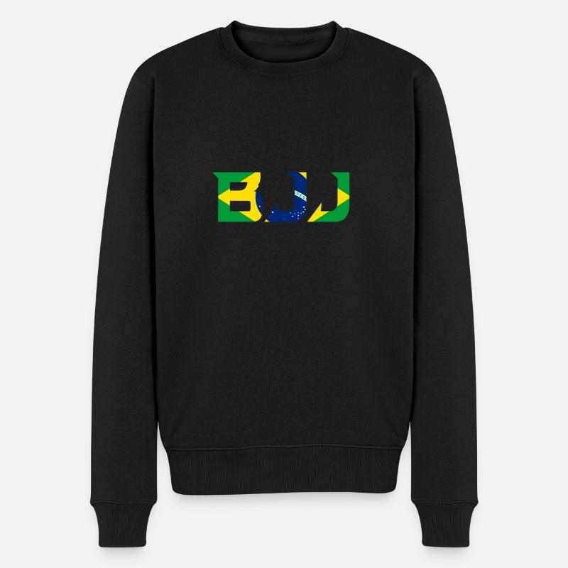 BJJ-Shirt - Männer Premium Bio Pullover - Schwarz