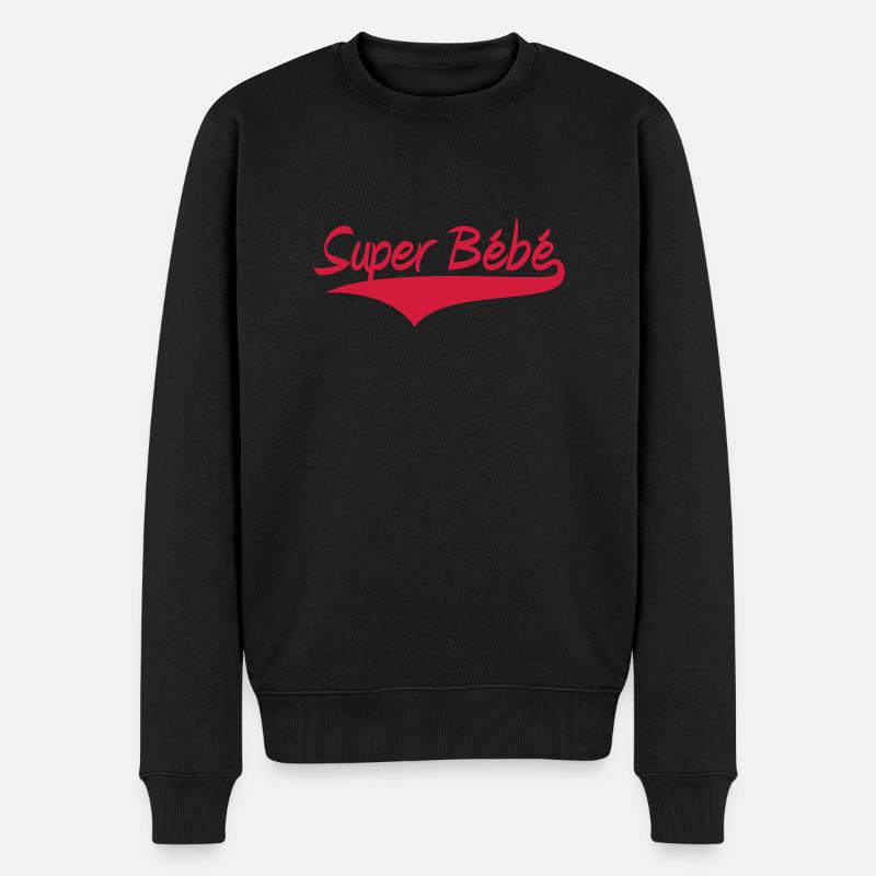 Bébé super! - Pull Premium bio Homme - noir