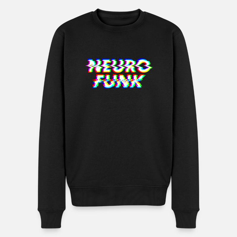 Neurofunk 4 - Pull Premium bio Homme - noir