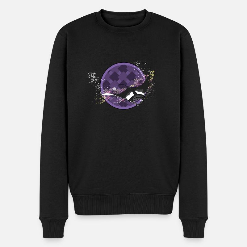 Mantarochen - Männer Premium Bio Pullover - Schwarz