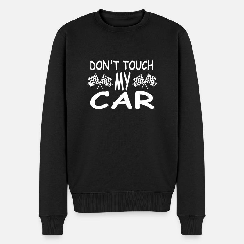 Auto - Männer Premium Bio Pullover - Schwarz