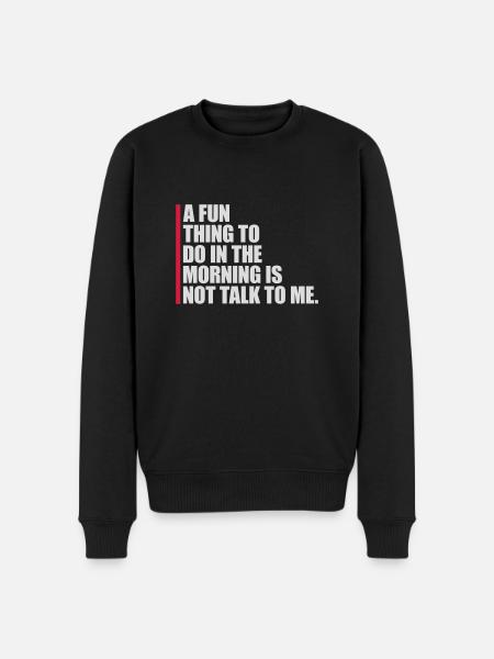 ne me parle pas - Pull Premium bio Homme - noir