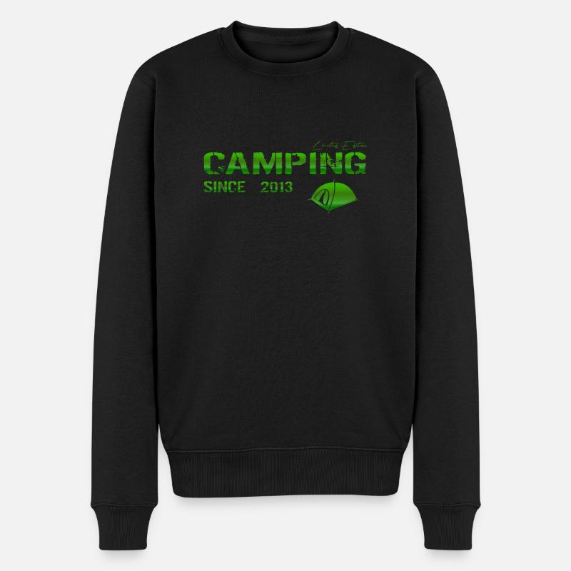 Camping 2013 Cadeau - Pull Premium bio Homme - noir