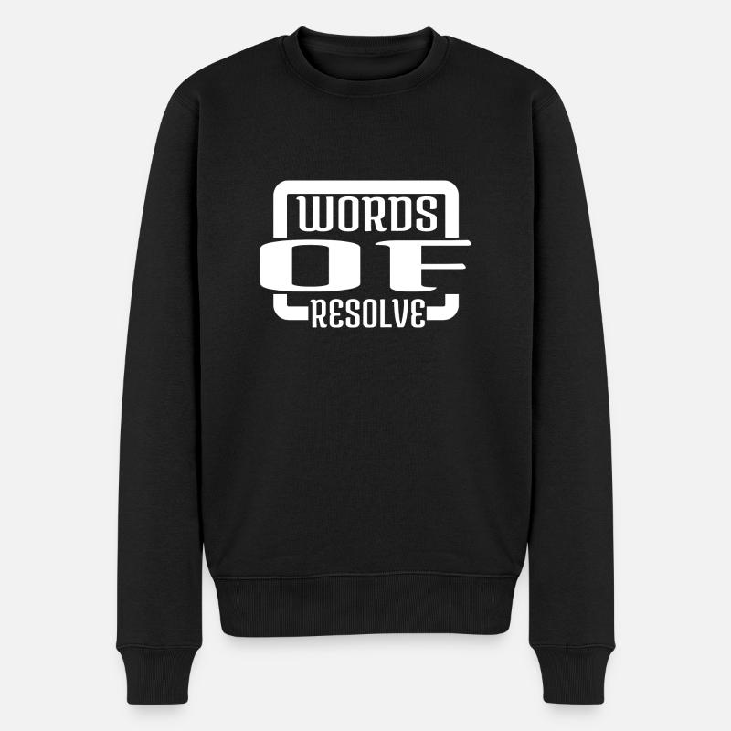 blague communication efficace persistance drôle - Pull Premium bio Homme - noir