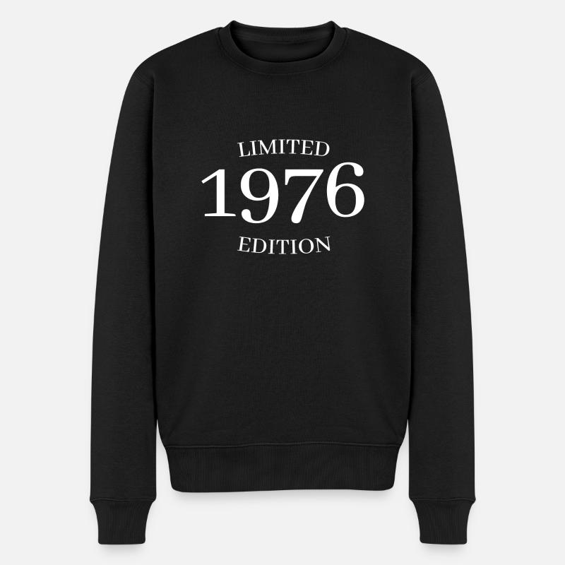 Édition limitée 1976 - Pull Premium bio Homme - noir