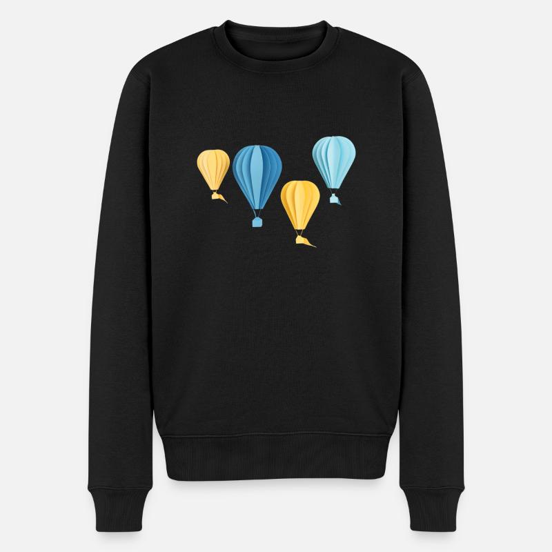 Rêves de vol - Pull Premium bio Homme - noir