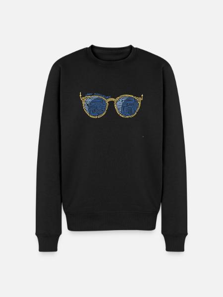 Laby Sunglasses 1 - Men's Premium Organic Jumper - black
