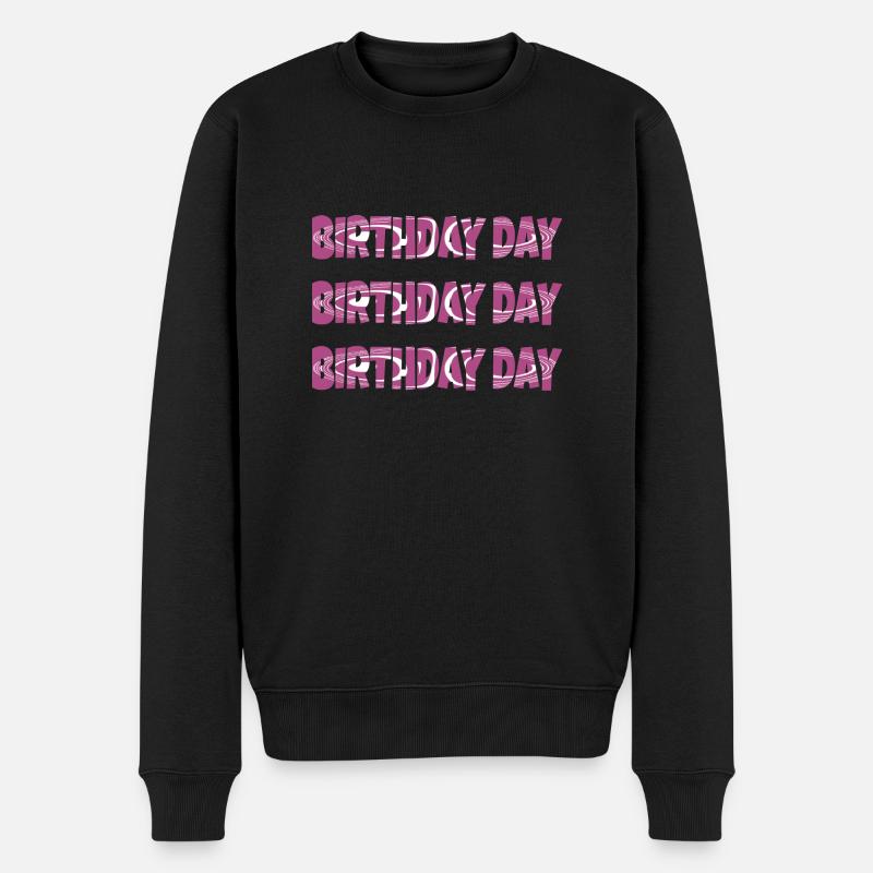 jour d’anniversaire - Pull Premium bio Homme - noir