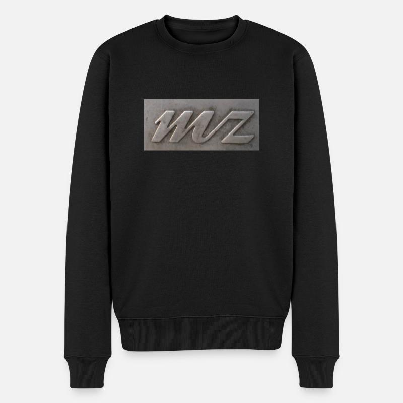 MZ-Logo - Männer Premium Bio Pullover - Schwarz