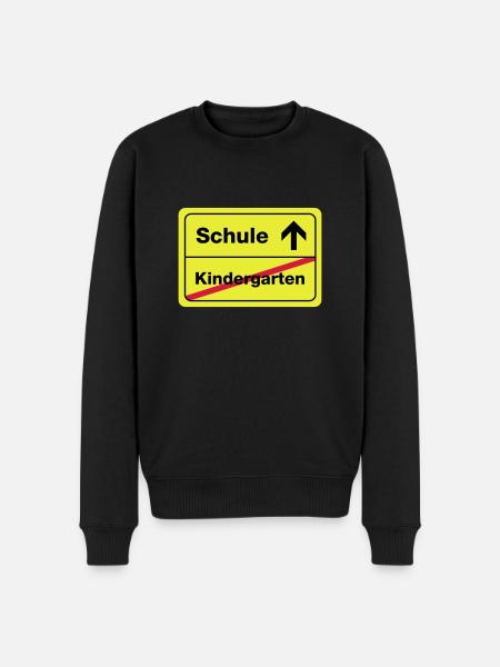 schule - Men's Premium Organic Jumper - black