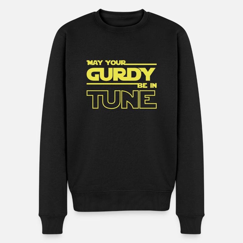 peut-être dans votre musique gurdy - Pull Premium bio Homme - noir