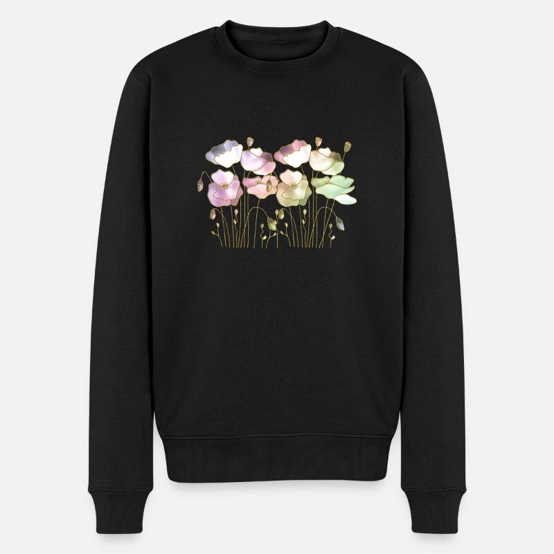 Fleur - Pull Premium bio Homme - noir