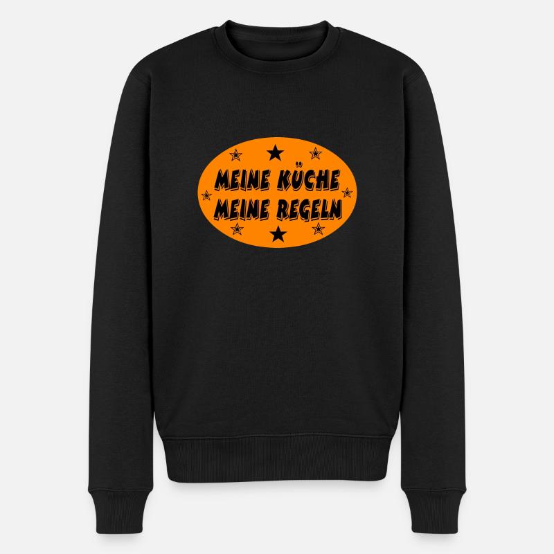 Küche - Männer Premium Bio Pullover - Schwarz