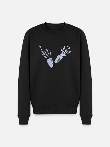 Toast - Men's Premium Organic Jumper - black