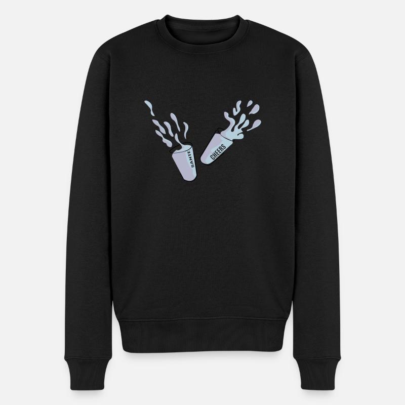 Trinquons - Pull Premium bio Homme - noir