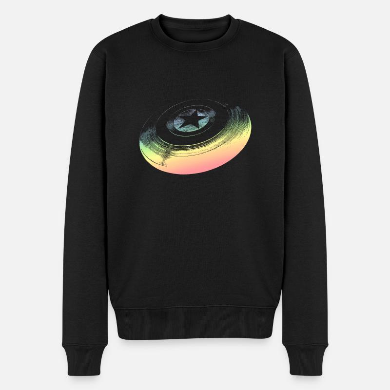 Frisbee - Pull Premium bio Homme - noir