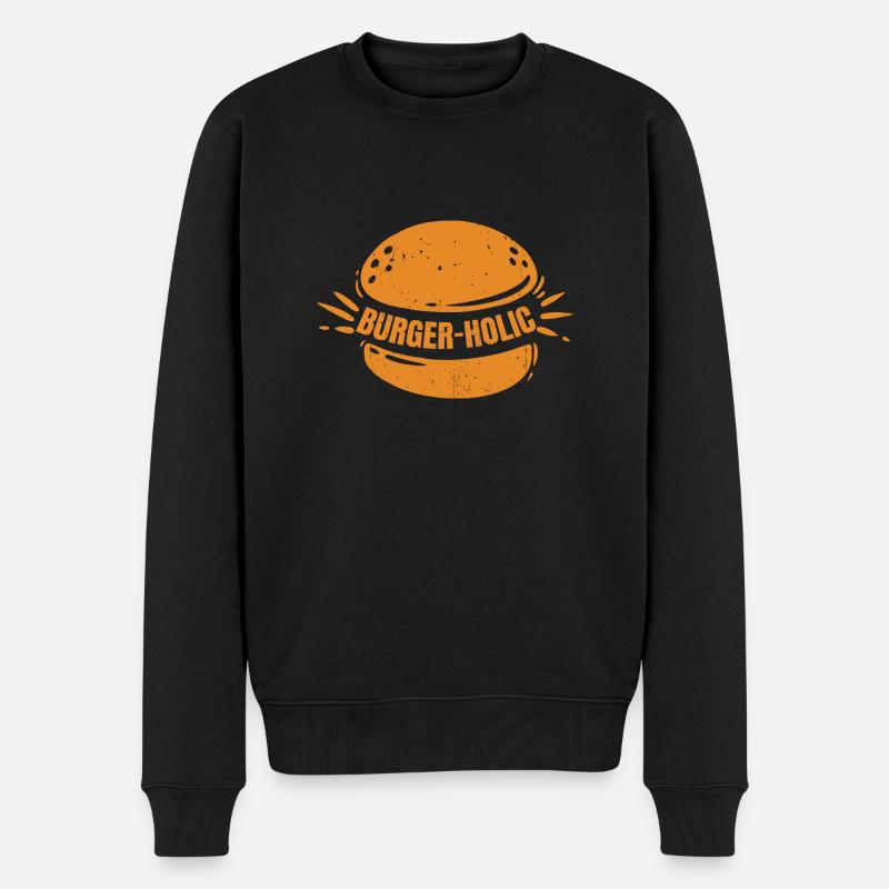 Burger-holic Meat Buns Food Hamburger - Pull Premium bio Homme - noir