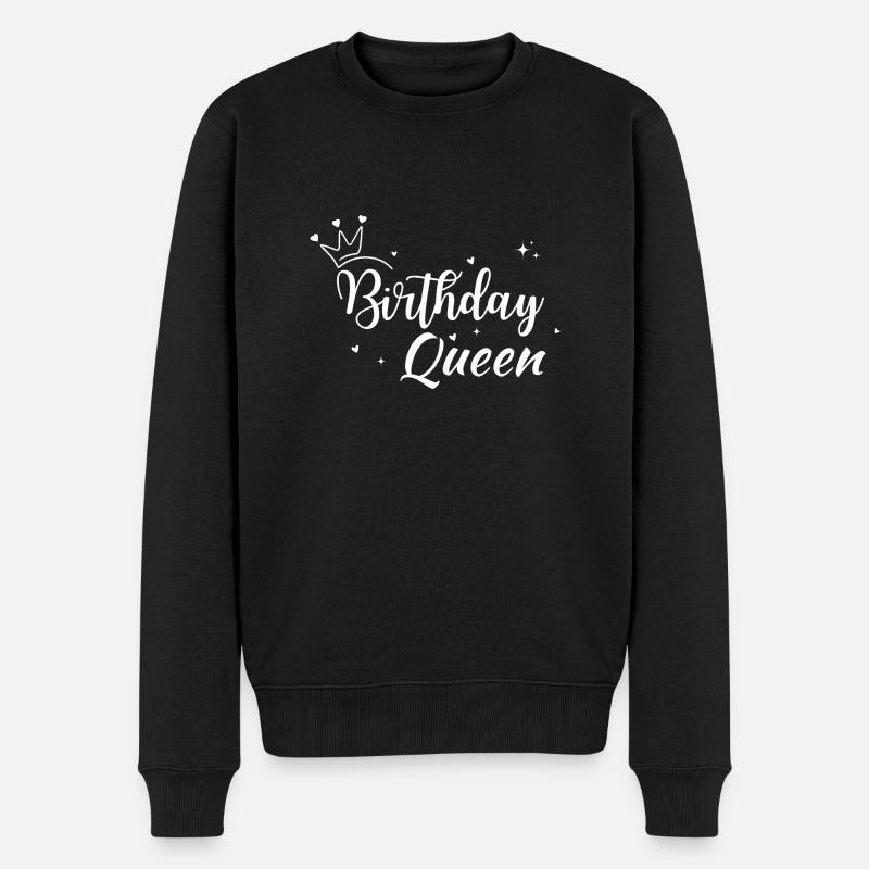 Birthday queen - Pull Premium bio Homme - noir