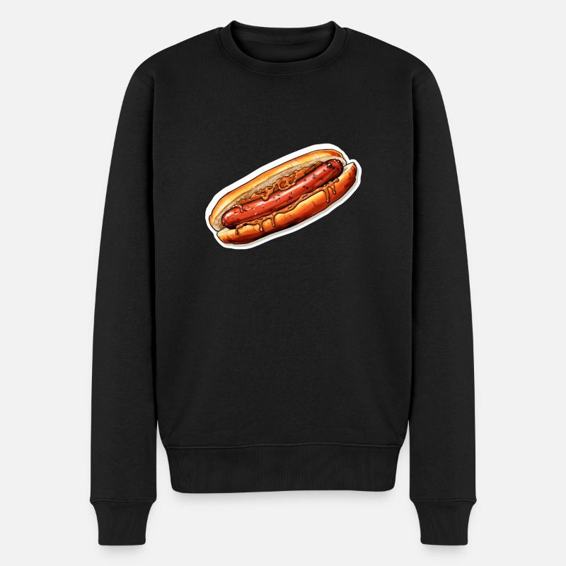 Bratwurst - Pull Premium bio Homme - noir