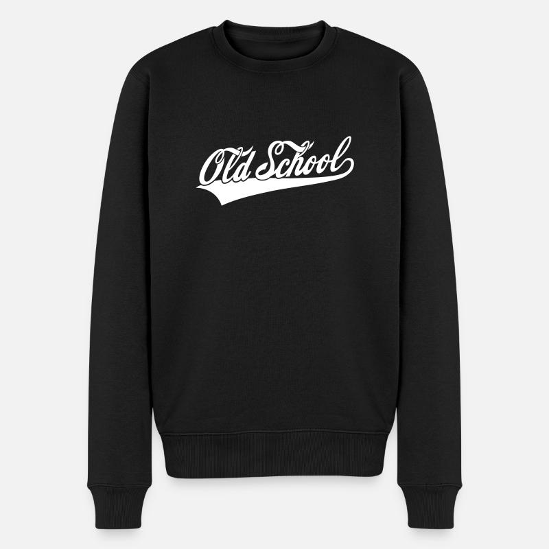 Vieille école - Pull Premium bio Homme - noir