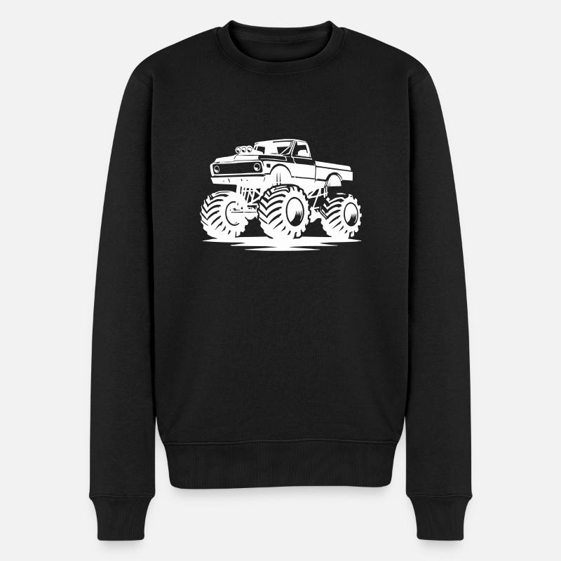 camion - Pull Premium bio Homme - noir