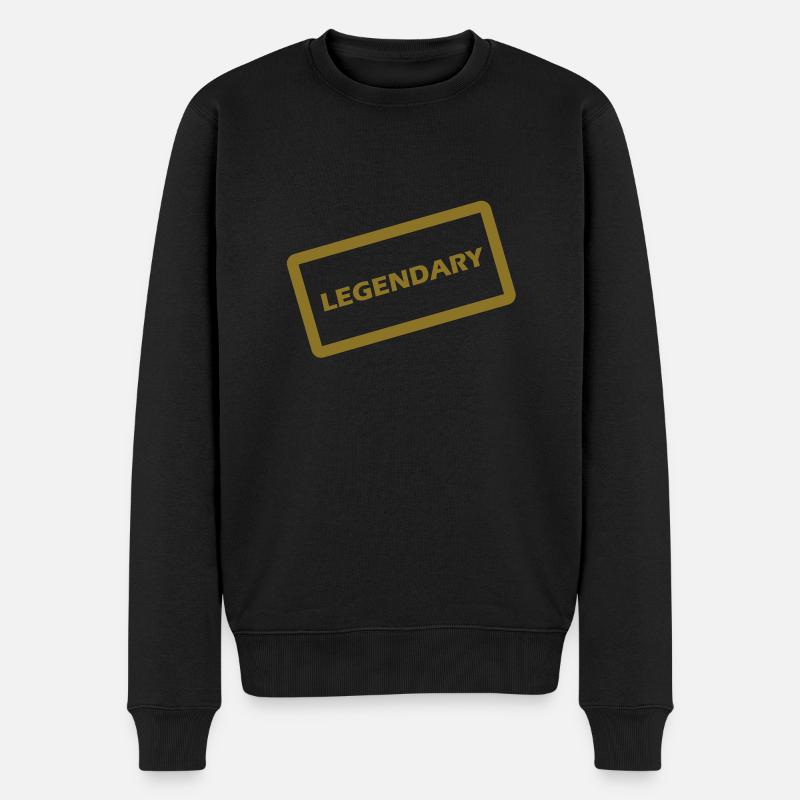 legendary - Pull Premium bio Homme - noir