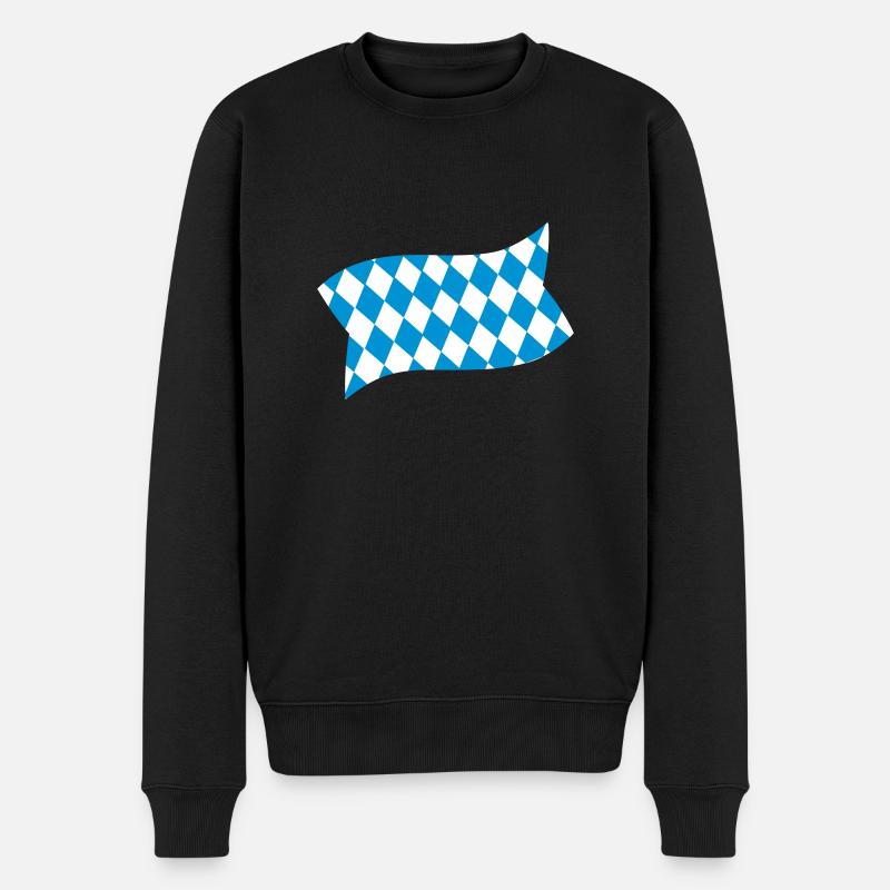 Bayern - Männer Premium Bio Pullover - Schwarz