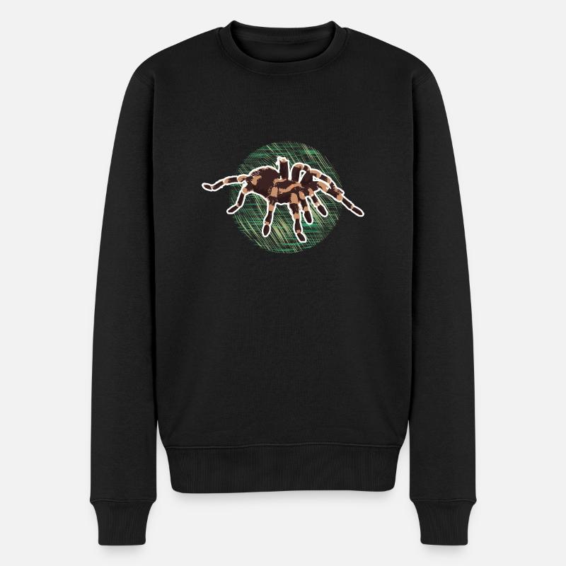 Un oiseau-araignée effrayante comme illustration - Pull Premium bio Homme - noir