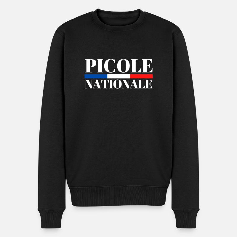 12. Nationale 1. - Männer Premium Bio Pullover - Schwarz
