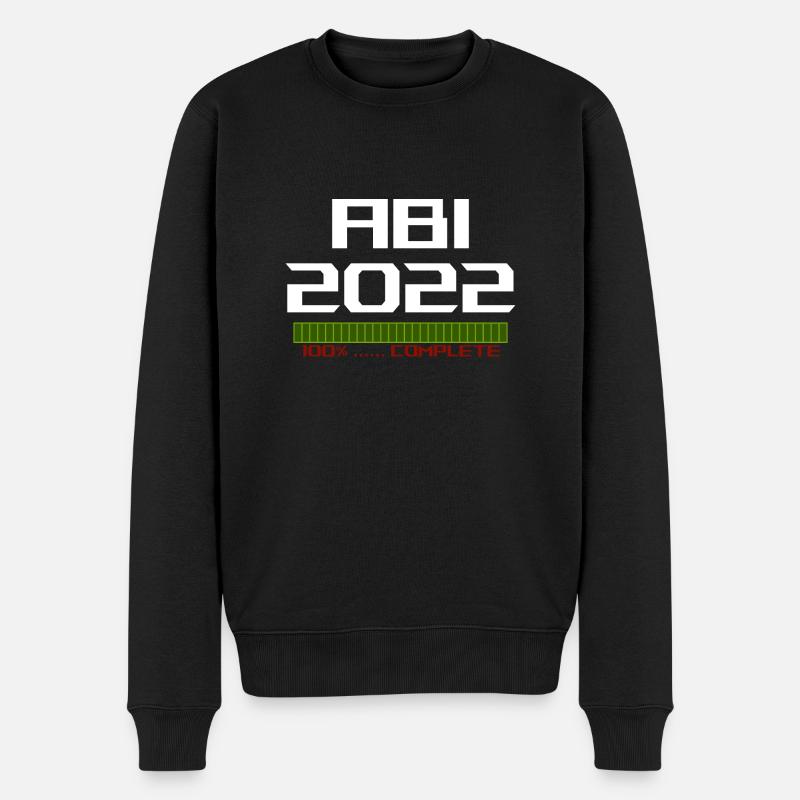 Complete 2022 ABI white - Männer Premium Bio Pullover - Schwarz