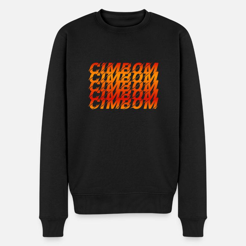 Cimbom - Männer Premium Bio Pullover - Schwarz