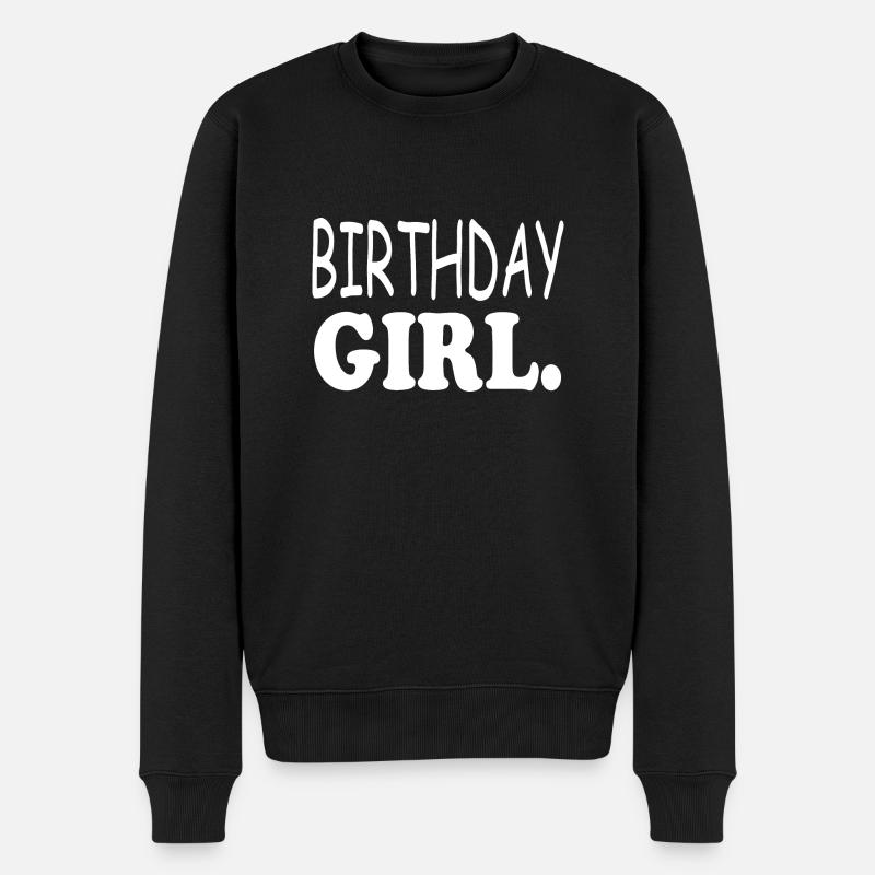 fille d’anniversaire - Pull Premium bio Homme - noir
